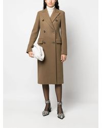 sportmax-brown-Double-Breasted