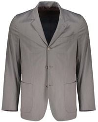 Fedeli - Single-Breasted Wool-Blend Blazer - Lyst