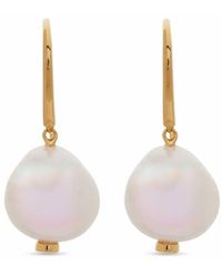 Monica Vinader - Boucles D'Oreilles Nura À Perles - Lyst