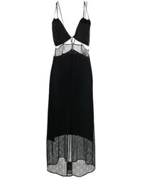 Givenchy - 4g-motif Semi-sheer Maxi Dress - Lyst