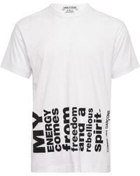 Comme des Garçons - T-Shirt À Imprimé Graphique - Lyst