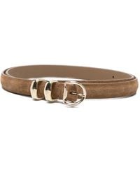 Sandro - Suede Metal-Loop Belt - Lyst