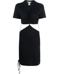 Nensi Dojaka - Mini Cut-out Dress In Cotton - Lyst