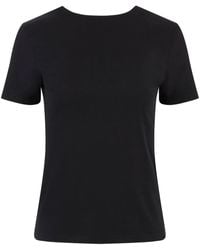 Nina Ricci - Plunging Draped Back T-Shirt - Lyst