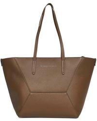 Brunello Cucinelli - Sac Porté Épaule En Cuir À Logo Imprimé - Lyst