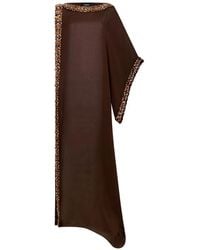 DSquared² - One-Shoulder Crystal-Motif Maxi Dress - Lyst