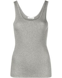 By Malene Birger - Anisa Fine-ribbed Tank Top - Lyst