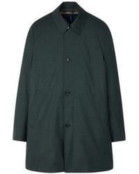 Paul Smith - Button Pocket Wool Coat - Lyst