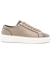 Doucal's - Crystal-Embellished Sneakers - Lyst