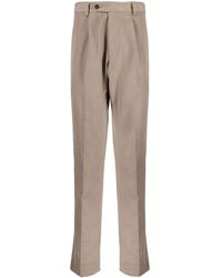 N.Peal Cashmere - Pleated Slim-cut Trousers - Lyst