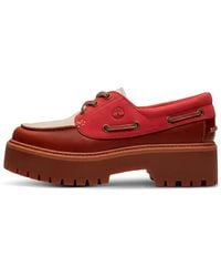 Timberland - Chaussures Bateau Stone Street À Semelle Plateforme - Lyst