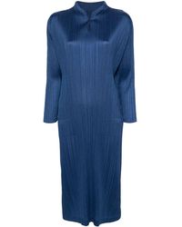 Pleats Please Issey Miyake - Abito Monthly Colors: January midi - Lyst
