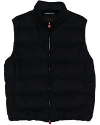 Kiton - Quilted Zip-Fastening Vest - Lyst