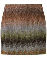 Missoni - Minijupe À Motif Zigzag - Lyst