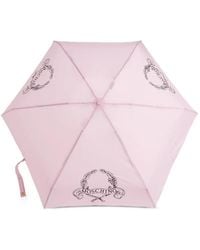 Moschino - Logo-Print Folding Umbrella - Lyst