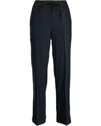 P.A.R.O.S.H. - Tapered-leg Drawstring Trousers - Lyst