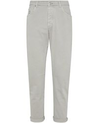 Brunello Cucinelli - Jeans Mit Geradem Bein - Lyst