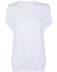 Liviana Conti - Hailey Gathered T-Shirt - Lyst