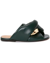 JW Anderson - Chain Twist Faux-leather Sandals - Lyst