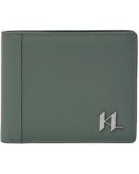 KARL LAGERFELD - Portefeuille K/Monogram En Cuir - Lyst