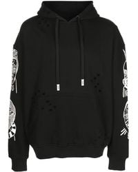 Haculla - Graphic-Print Distressed Hoodie - Lyst