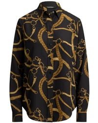 Ralph Lauren - Belt-Print Long-Sleeve Shirt - Lyst