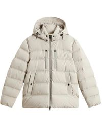 Woolrich - Hooded Stretch Puffer Jacket - Lyst