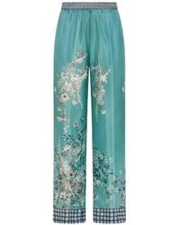 Seventy - Floral Print Trousers - Lyst