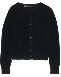 Bimba Y Lola - Straight Cardigan With Stones - Lyst