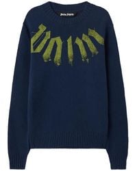 Palm Angels - Jersey Con Logo Estampado - Lyst