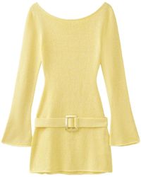 Asta Resort - Maya Belted-Waist Mini Dress - Lyst