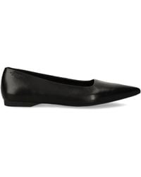 Vagabond Shoemakers - Hermine Pointed-Toe Leather Ballet Flats - Lyst