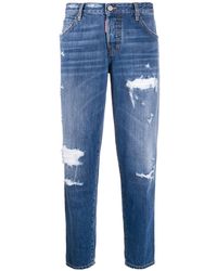 DSquared² Vaqueros capri Hockney - Azul