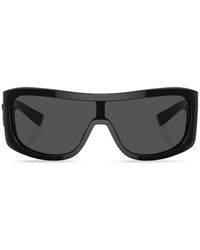 Dolce & Gabbana - Shield-frame Tinted Sunglasses - Lyst