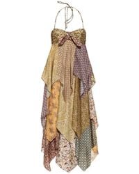 Zimmermann - Fairlight Patchwork Handkerchief-Hem Maxi Dress - Lyst