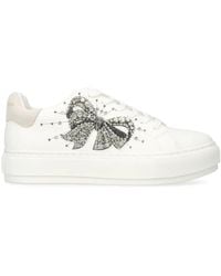 Kurt Geiger - Laney Bow ビジュートリム スニーカー - Lyst