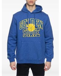 Mitchell & Ness - Nba Golden State Warriors Playoff Win Hoodie - Lyst