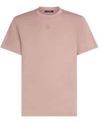 KARL LAGERFELD - Monogram Modal Blend T-Shirt - Lyst