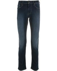 Emporio Armani - Classic Mid-Rise Jeans - Lyst