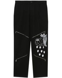 WESTFALL - Graphic-print Cotton Trousers - Lyst