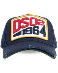 DSquared² - Logo-Patch Cap - Lyst