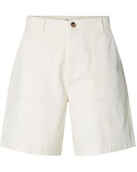 SELECTED - Bermudas Con Bolsillo De Parche - Lyst