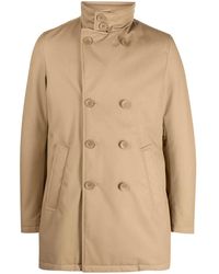 Herno - Plumífero Con Botonadura Doble - Lyst