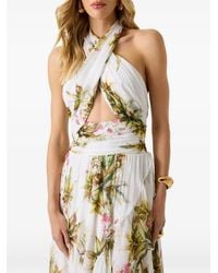 Guess - Marciano Floral-Print Maxi Dress - Lyst