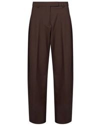 Thelatest - Dina Pleated Tailored Trousers - Lyst