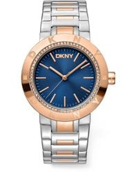 DKNY - Evening Round-Face 36Mm Watch - Lyst