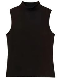 Twinset - High-Neck Sleeveless Top - Lyst