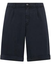 Moorer - Pantaloni Con Risvolto - Lyst