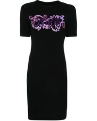 Versace Jeans Couture - ロゴ Tスカートワンピース - Lyst