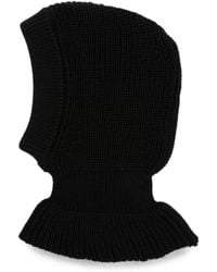 Lemaire - Ribbed-Knit Balaclava - Lyst